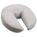 BodyBest Vinyl Face Cradle Cover Stone Grey on crescent pad
