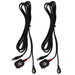 Unit Wires Black for Theta 4 Channel NMES TENS Unit