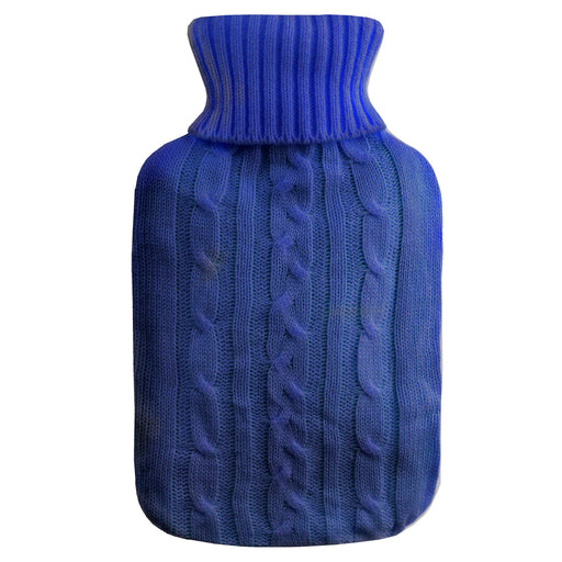 Hot Water Bottle 2L with Blue cover