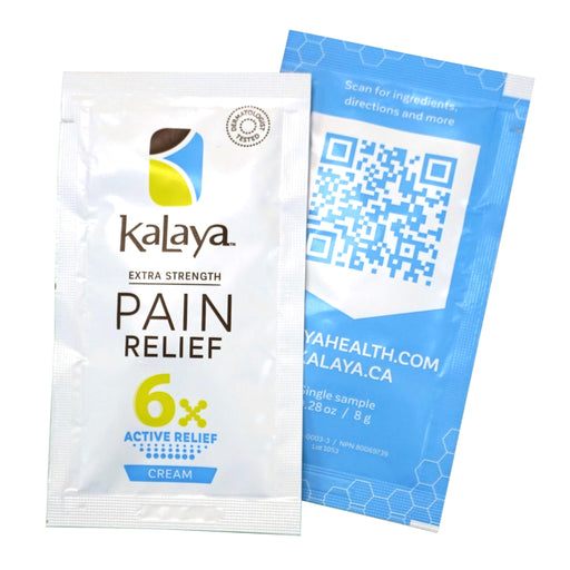 Kalaya Extra Strength Pain Relief Cream single treatment portion 8g packets.