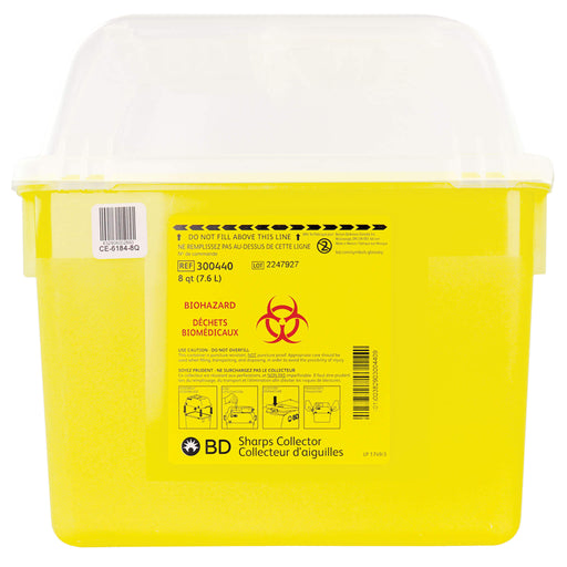 8 quart Sharps Container yellow