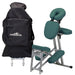 Earthlite Stronglite Ergo Pro II Portable Massage Chair Package Teal, Bag and Chair