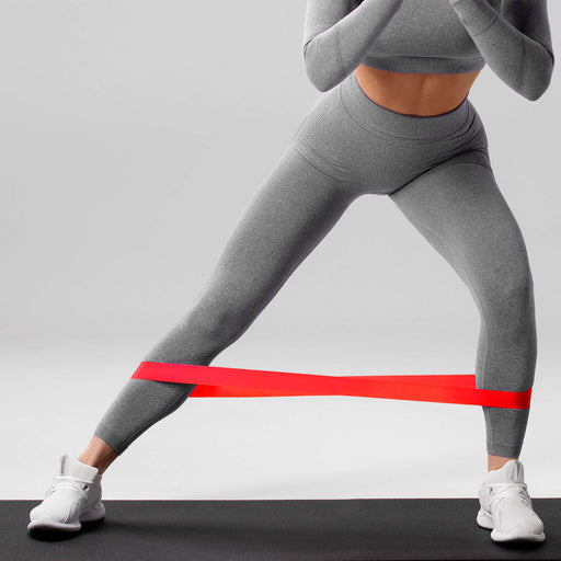 Yoga Resistance Loop Band Red in use