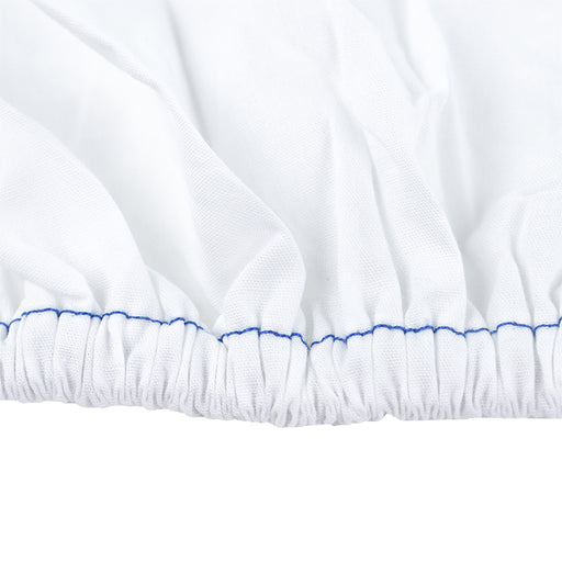 T200 Percale Fitted Bed Sheets Twin Queen King blue thread