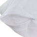 Economy Pillow Protector with Waterproof Zipper close up zipper open with pillow inside close up