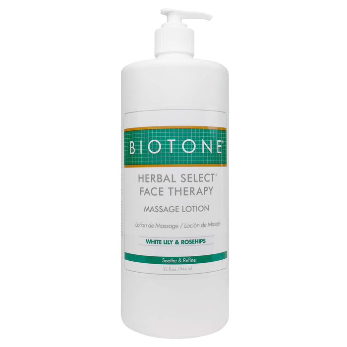 Biotone Herbal Select Face Lotion 32 oz with pump