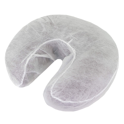 Disposable Face Rest Covers on crescent pad