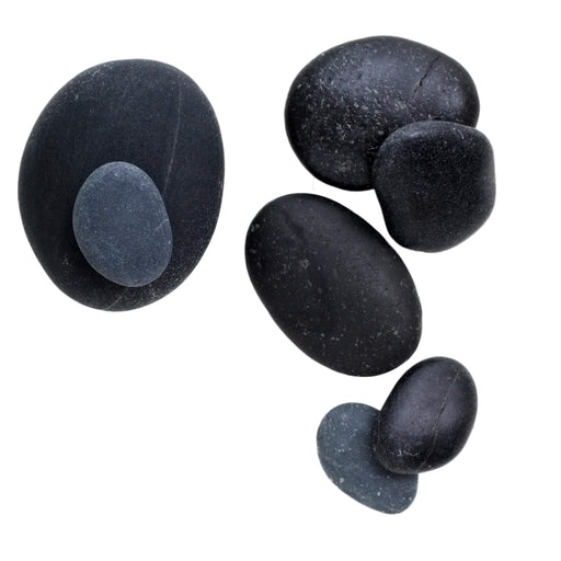 Chakra Black Hot Stone Set