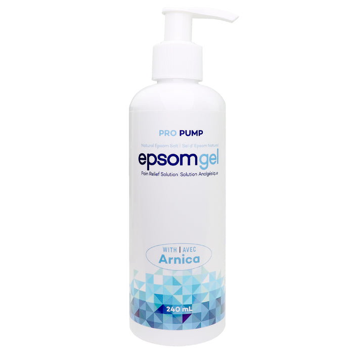 Epsomgel Pain Relief Gel with Arnica 240ml Professional Pump