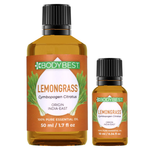 BodyBest Lemongrass Essential Oil 2 available sizes