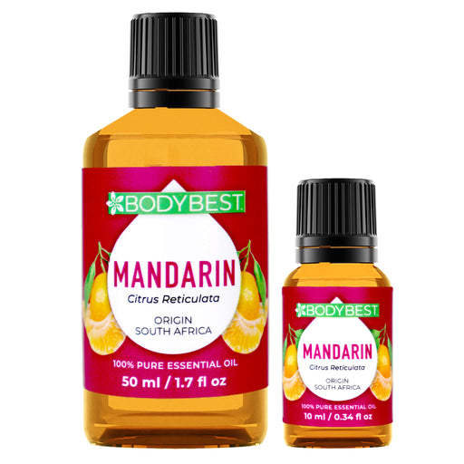 BodyBest Mandarin Essential Oil available sizes