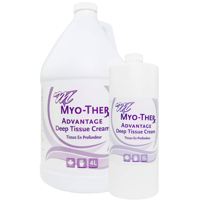 Myo-Ther Advantage Deep Tissue Massage Cream all sizes