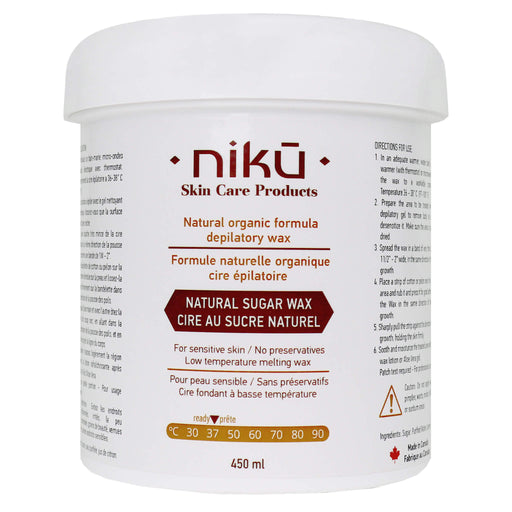 Niku Natural Organic Depilatory Wax Natural Sugar