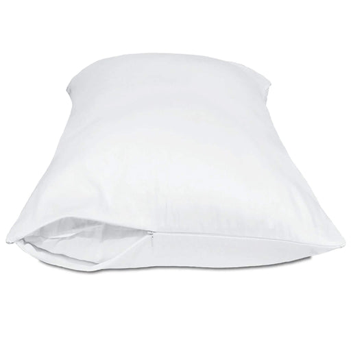 Percale Zippered Treatment Table Pillowcase Protectors 21x27 open end