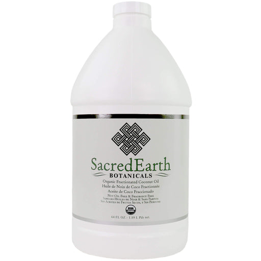 SacredEarth Fractionated Coconut Oil Half Gallon