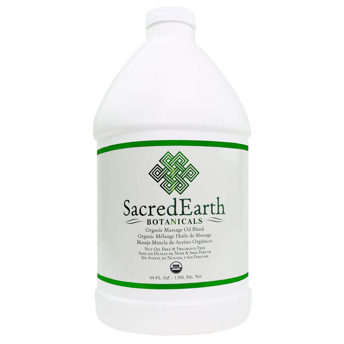 Sacred Earth Organic Massage Oil 1/2 gallon