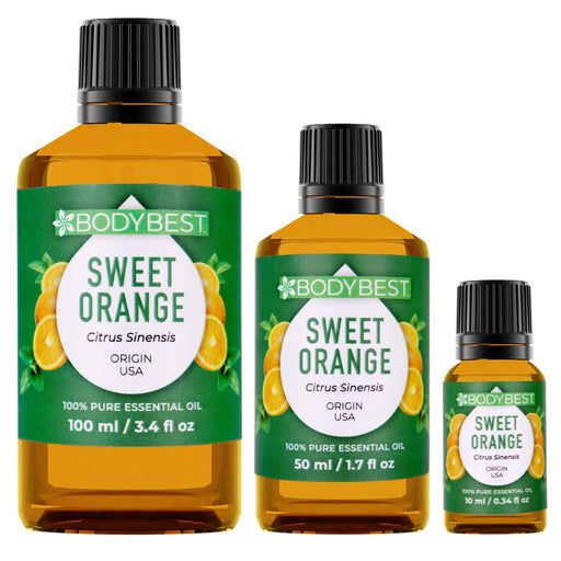 BodyBest Sweet Orange Essential Oil all available sizes