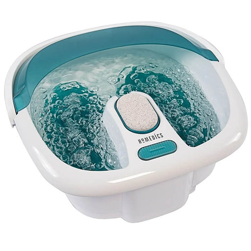Bubble Spa Elite Footbath with Heat Boost filled with water back