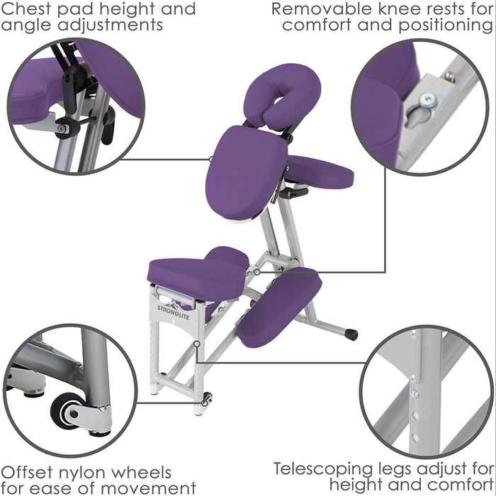 Stronglite ergo Pro  ll Portable Massage Chair details