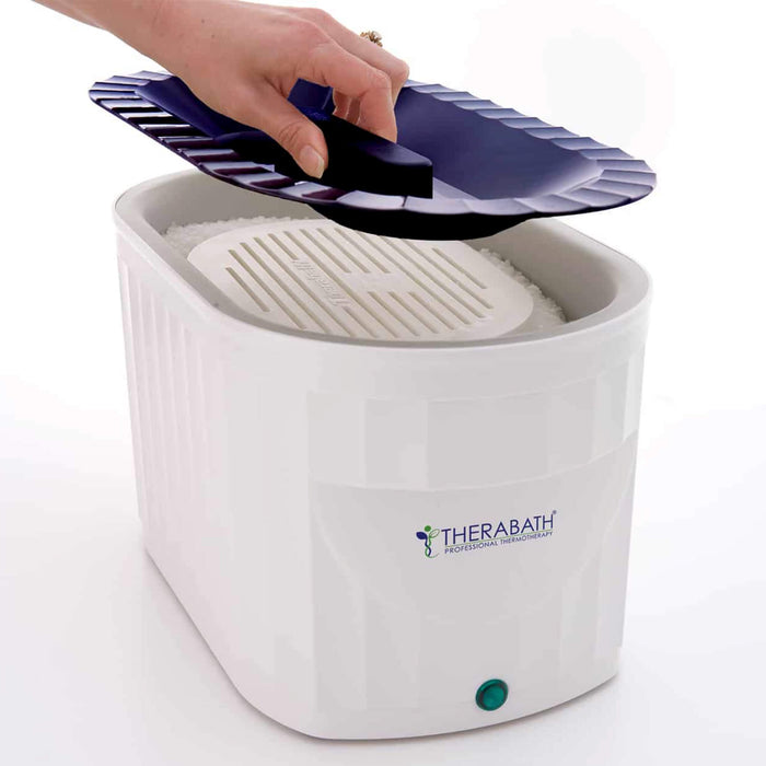 Therabath Professional Paraffin Wax Bath with lid off