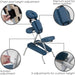 Earthlite Vortex Portable Massage Chair details displayed