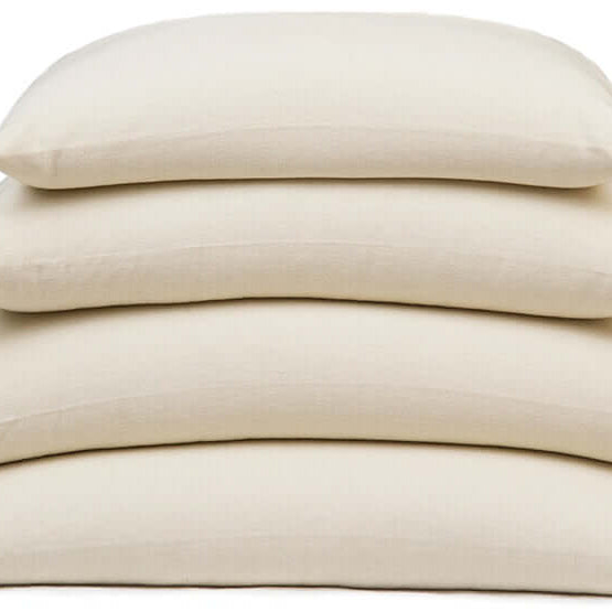 Stack of buckwheat sleeping pillows at BodyBest