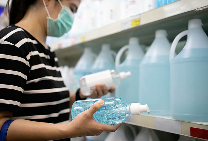 Choosing the right Hand sanitizer and gel