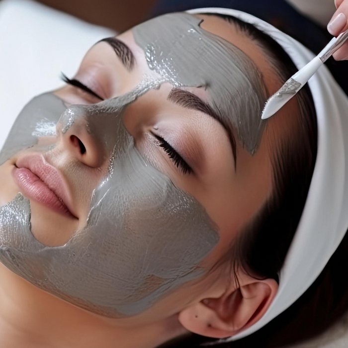 What are the benefits of clay and mud facial masks?
