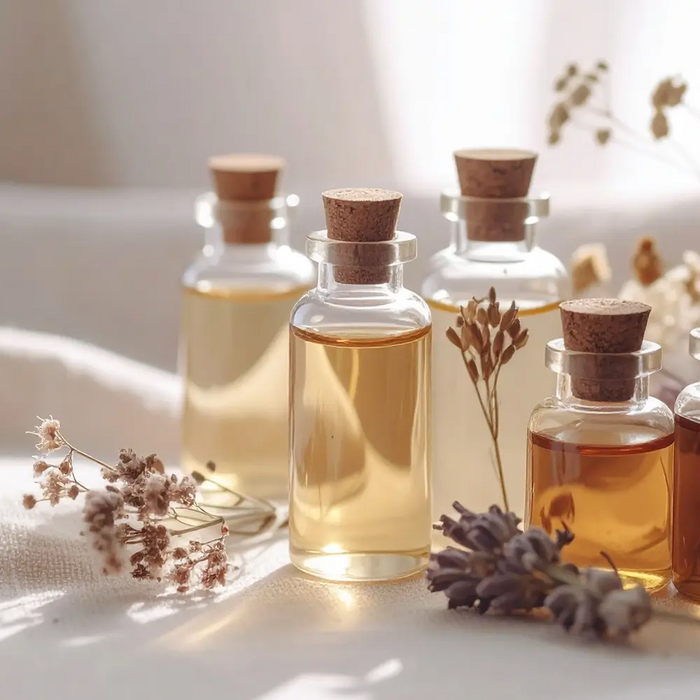 Natural carrier oils for massage therapy illustrating proper storage, oxidation awareness, and professional oil care