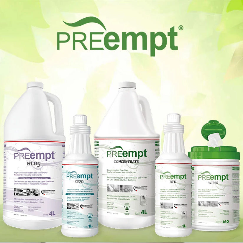 PREempt Disinfectant Canada's Leading Brand of Salon Disinfectants