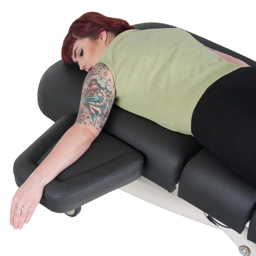 Armrests for tattoo work and massage