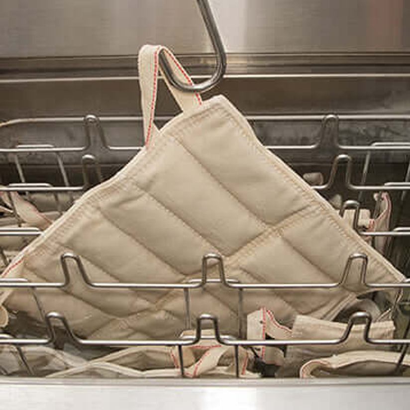 Hydrocollator Moist Heat Pad Close up in use 
