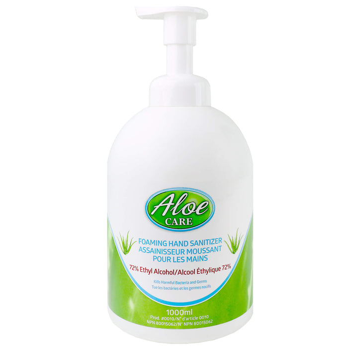 1000 ml Aloe Care Foaming Alcohol Hand Sanitizer with pump