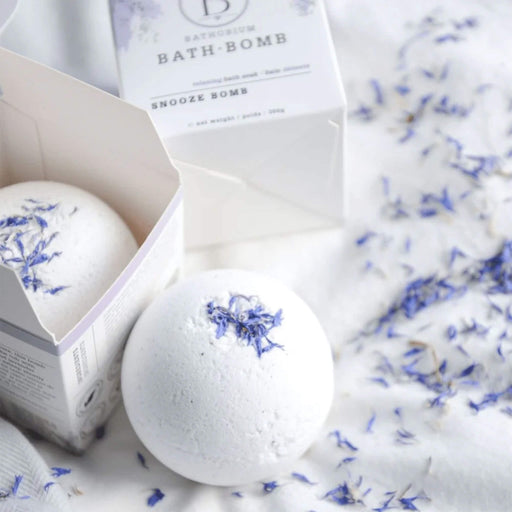 Bathorium Snooze Bath Bomb flower petals