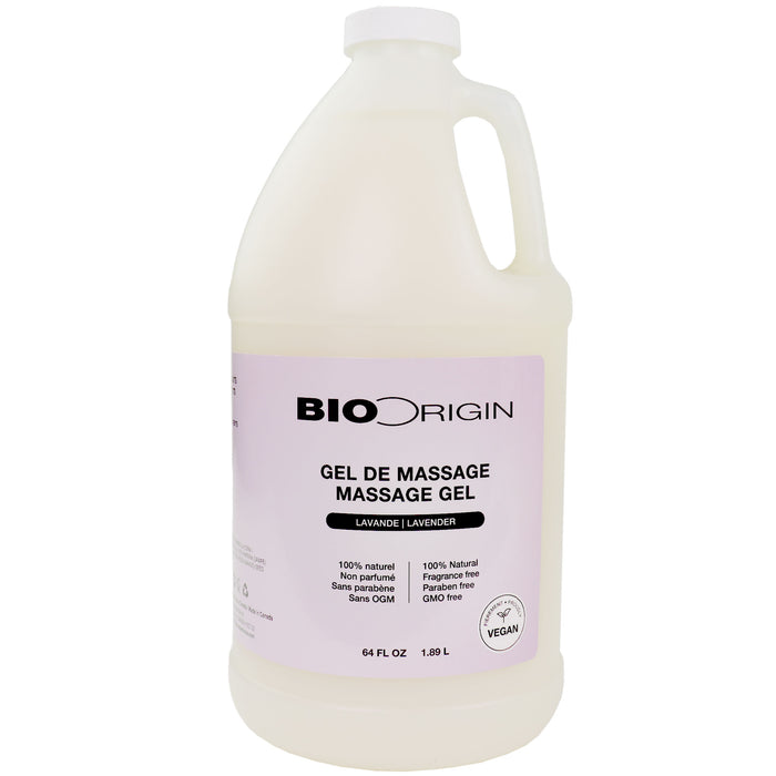 BioOrigin Lavender Massage Gel 1.89 L / 1/2 gl jug