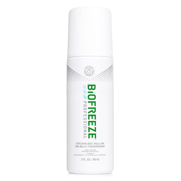 Biofreeze Professional Roll-On Pain Relief Gel 89 mL (3 oz) – Cooling Therapy for Sore Muscles and Joints