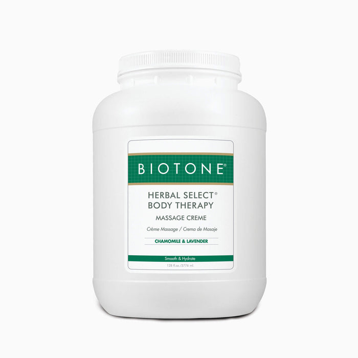 Biotone Herbal Select Body Therapy Massage Creme one gallon