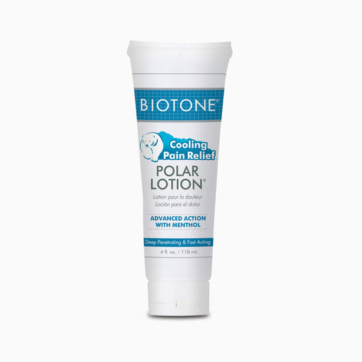 BIOTONE Cooling Pain Relief Polar Lotion four fluid ounces