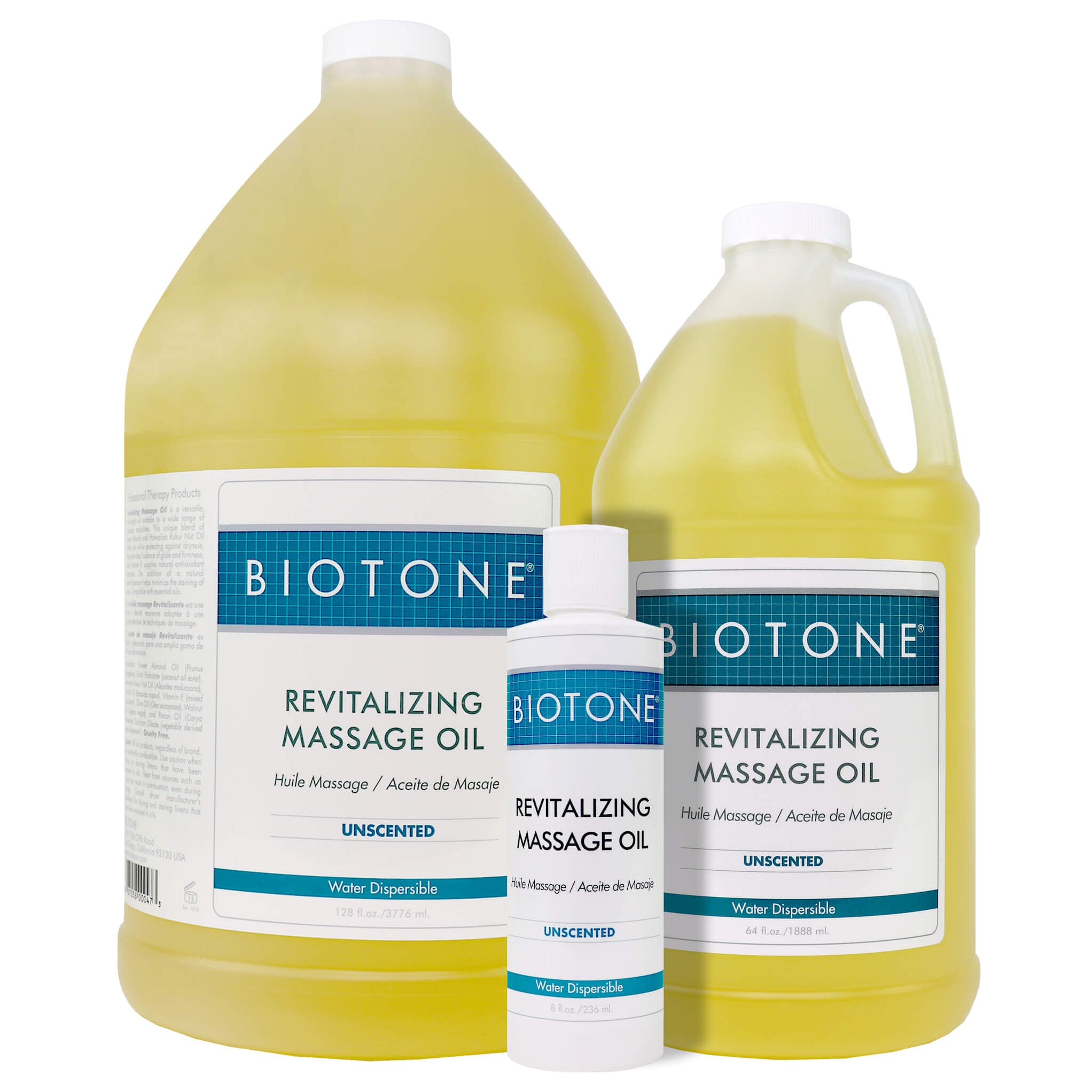 Biotone Revitalizing Massage Oil Unscented Oil with Vitamin E