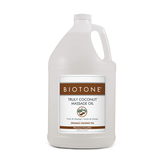 Biotone Truly Coconut Massage Oil one gallon