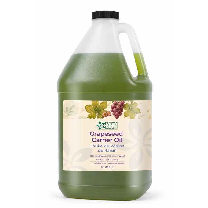 BodyBest Grapeseed carrier oil 4 L hero image on white background