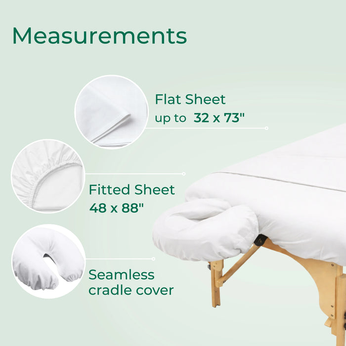 BodyBest Microfiber Sheets Set - 3 Pieces
