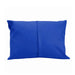 BodyBest Vinyl Pillow Protector in Royal Blue color showing zipper flap over