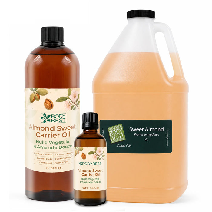 Almond Sweet Carrier Oil - Cosmetic Grade, Refined