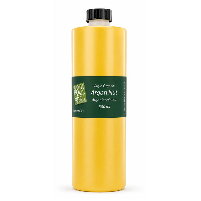 BodyBest Virgin organic again carrier oil 500ml against white background