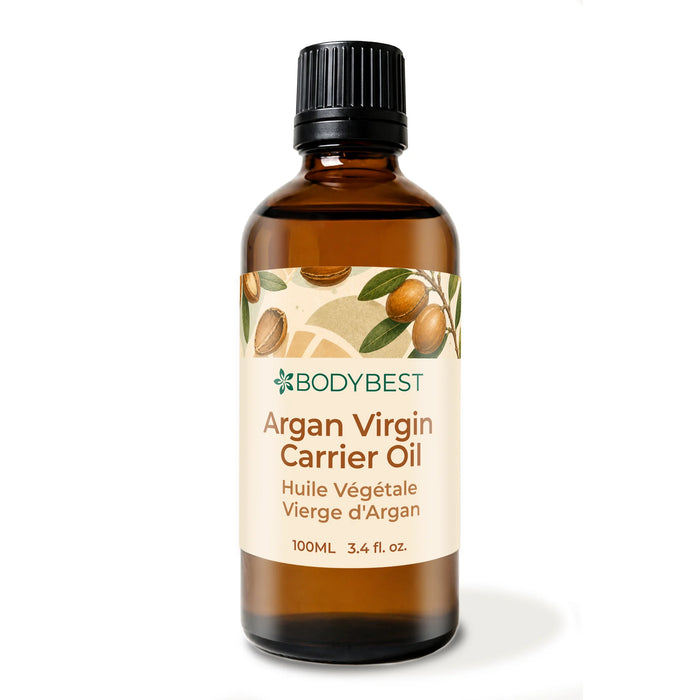 hero image of BodyBest Virgin organic again carrier oil 100ml against white background