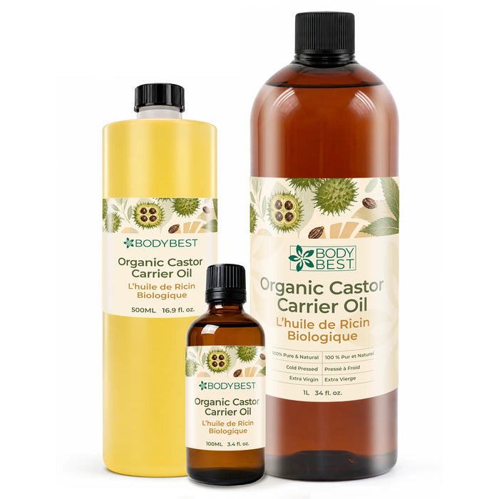 BodyBest Organic Castor Oil collection image all sizes 