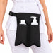 BodyBest Double Holster for Lotion Bottles in use on massage therapist
