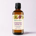 BodyBest Grapeseed carrier oil 100ml amber glass bottle on light purple background