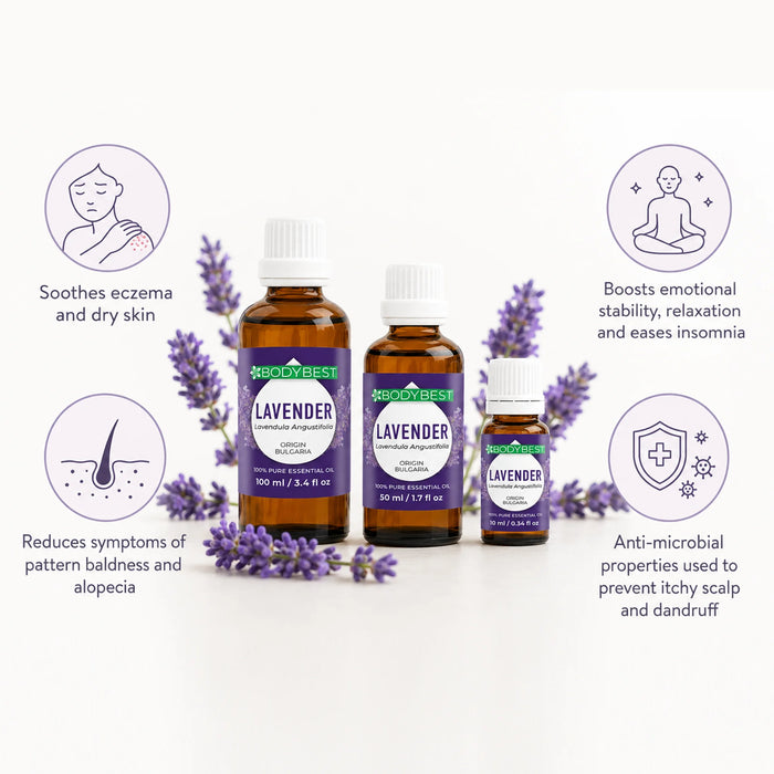 Benefits of BodyBest Lavender Essential Oil 